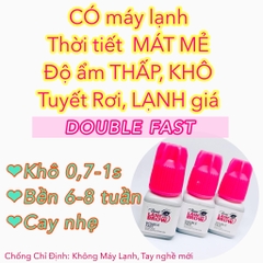 KEO NỐI MI SIÊU BỀN DOUBLE FAST (0,5 - 1 GIÂY) - KHÔNG CAY - KHÔNG KÍCH ỨNG