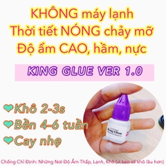KEO NỐI MI KHÔ CHẬM KING GIUE VER 1 (3 GIÂY)