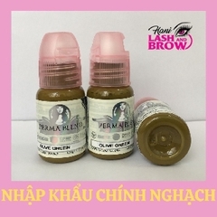 Mực Phun Xăm Perma Xanh Olive