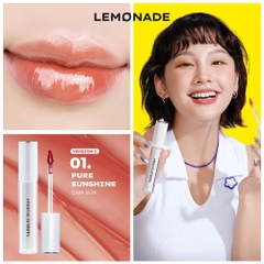 Son tint bóng không dính bền màu Lemonade Mirror Mirror Water Tint bóng mượt môi , bền màu 4g