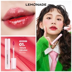 Son tint bóng không dính bền màu Lemonade Mirror Mirror Water Tint bóng mượt môi , bền màu 4g