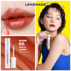 Son tint bóng không dính bền màu Lemonade Mirror Mirror Water Tint bóng mượt môi , bền màu 4g