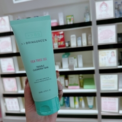 Sữa rửa mặt BRING GREEN Tea Tree Cica Trouble Cleasing  Foam 200ml