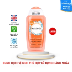Màu cam dung dịch vệ sinh Femfresh 250ml
