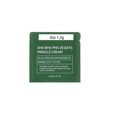 Sample Kem dưỡng Some By Mi AHA BHA PHA 30 Days Miracle Cream 1.2g
