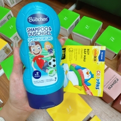 (Không vỏ) GEL TẮM GỘI BUBCHEN 2IN1 mua 1 chai 230ml tặng 1 hộp hộp màu Colokit CR-C015 (10 màu)