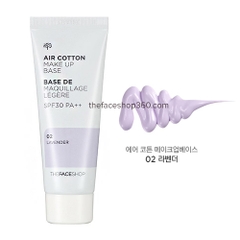 Air Cotton Make Up Base Tím