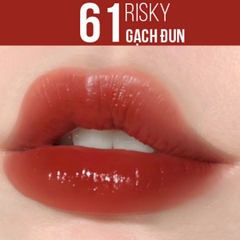 Son Bóng Maybelline Màu 61 Super Stay Vinyl Ink - 61 Risky Gạch Đun 4.2ml