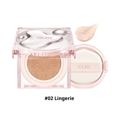 Phấn nước Cushion CLIO Kill Cover High Glow 14g - cuishion che khuyết điểm SPF50+ [ Kèm lõi Refill ]