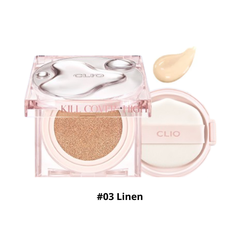 Phấn nước Cushion CLIO Kill Cover High Glow 14g - cuishion che khuyết điểm SPF50+ [ Kèm lõi Refill ]