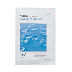 Miếng mặt nạ Wonjin Concentrated Xanh Dương Calming Relief Bảo vệ làn da