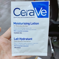 Sữa dưỡng thể Cerave Moisturizing Lotion cho da khô đến rất khô 20ml - sample mini size 7ml