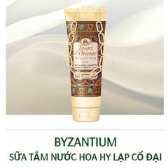 250ml hương Hy Lạp Cổ Đại Byzantium Sữa tắm Nước hoa chai xích Tesori