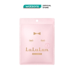 Mặt Nạ LuLuLun Hồng Dưỡng Ẩm Face Mask Balance 7F 29g