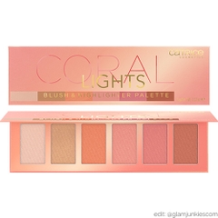 Bảng Phấn Má Catrice 010 Soft Coral Coral Lights Blush & Highlighter Palette