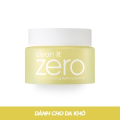 Sáp tẩy trang dưỡng ẩm, sạch sâu cho da khô Banila Co Clean It Zero Cleansing Balm Nourishing 100ml