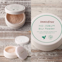Phấn phủ Innisfree Trắng no sebum Blur Powder