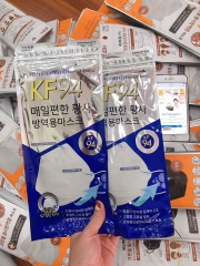 Set 5c Khẩu trang KF94 trắng túi xanh