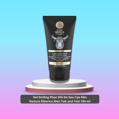 Gel dưỡng phục hồi sau khi cạo râu Natura Siberica Men 50ml
Ice After Shave Gel “Yak And Yeti”