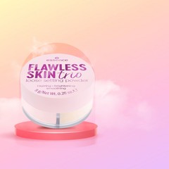 Phấn phủ bột 3 trong 1 Essence Flawless Skin Trio Loose Setting Powder 10 lâu trôi & đều màu da (8g)