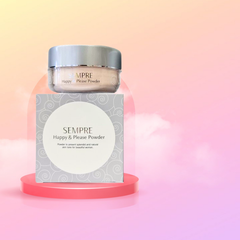 Phấn phủ bột Geo Sempre Happy & Please Powder - phấn bột kiềm dầu , mỏng mịn Hàn Quốc chính hãng 25g