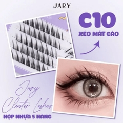 Lông mi cụm tự nhiên Jary Cluster Lashes  - hộp nhựa 5 hàng - mi giả chính hãng - daothinhuquynh