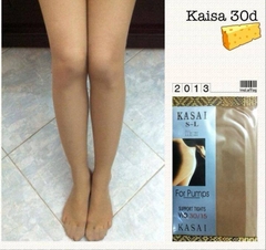 Quần tất kasai dẫm gót màu cafe
