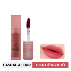 Son kem lì 3CE Velvet Lip Tint 4g minisize - son lì dạng kem 3ce bám màu lâu trôi