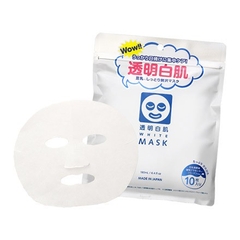 Mask TRANSPARENT SHIRAHADA 10 miếng Trắng