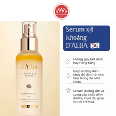 Serum dưỡng dạng xịt d'Alba First Spray White Truffle tinh chất cấp ẩm cho da chính hãng 50ml-100ml
