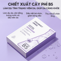 Combo 3 Hộp mặt nạ giấy COLORKEY LUMINOUS Vitamin B5 Mask color key hỗ trợ sáng da 10 miếng / hộp