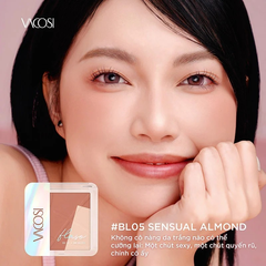 Phấn má hồng bắt sáng Vacosi Flaso Blush Set - phấn trang điểm siêu mịn Vacosi bền màu chính hãng