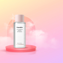 Nước thần cấp ẩm sâu HANSKIN Real Complexion Hyaluron Skin Essence 300ml