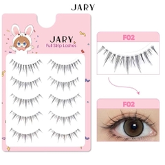 Lông mi giả gân trong tự nhiên Jary Full Strip Lashes - mi giả cao cấp mềm nhẹ tái sử dụng nhiều lần