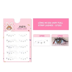 Lông mi giả gân trong tự nhiên Jary Full Strip Lashes - mi giả cao cấp mềm nhẹ tái sử dụng nhiều lần