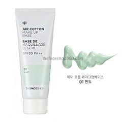 Air Cotton Make Up Base Xanh