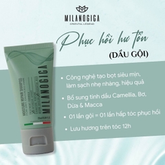 Combo dầu gội dầu xả hương nước hoa Milanogica Moisture Repair - phục hồi hư tổn, kích thích mọc tóc