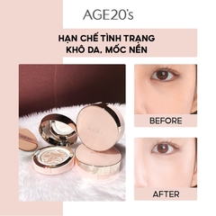 Phấn nền kim cương Age 20s Essence Cover Pact Diamond Original SPF 50+PA +++ Chính hãng age20 12.5g