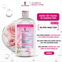 (Không vỏ) Nước tẩy trang Ya Samaya làm sạch dưỡng ẩm dành cho mọi loại da Xanh - Hồng YaSamaya Nga 600ml