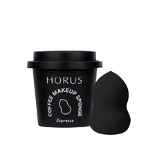 Mút Trang Điểm Horus Coffee Makeup Sponge - ESPRESSO Màu đen hình hồ lô