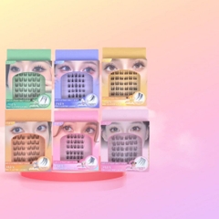 Lông mi cụm có sẵn keo Jary Pro Cluster Lashes - Hộp nhựa 6 hàng Full Box - mi giả jary chính hãng