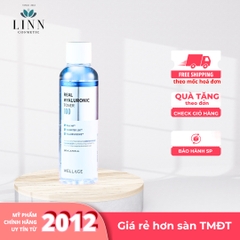 Nước hoa hồng Wellage Real Hyaluronic Toner 100 cấp ẩm dịu da giúp da mềm mại và căng bóng 200ml