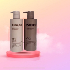 Set dầu gội xả phục hồi Cio&co hương nước hoa - cio & co chiết xuất nấm Truffle trắng 500ml - 750ml