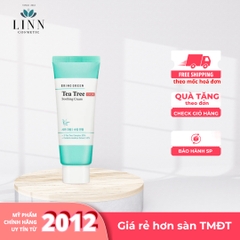 Kem dưỡng giảm mụn dịu da tràm trà Bring Green Tea Tree Cica Soothing Cream 100ml