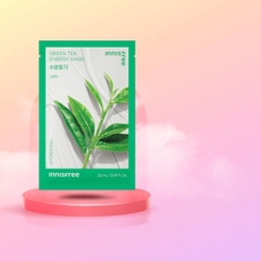 Mặt nạ Innisfree Green Tea Energy Mask 22ml - 1 miếng mặt nạ giấy innisfree trà xanh lành tính