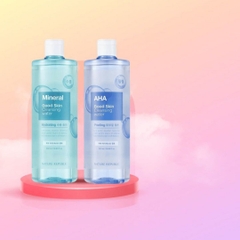 Nước tẩy trang da dầu mụn Nature Republic Good Skin Cleansing Water AHA - Mineral 500ml chính hãng