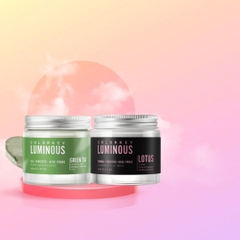 Mặt nạ đất sét COLORKEY LUMINOUS Clay Mask hoa sen - trà xanh 60g/hũ - mặt nạ bùn khoáng color key
