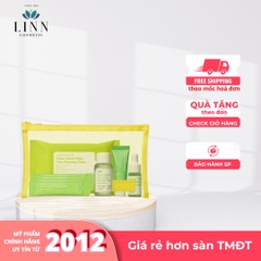 Set dưỡng da mini du lịch SungBoon Editor Travel Kit 5 món se khít lỗ chân lông màu xanh lá - 150g