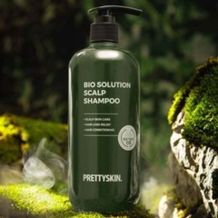 Bộ gội xả chống rụng tóc Pretty Skin Bio Solution Scalp Shampoo giữ tóc chắc khỏe và bóng đẹp 500ml
