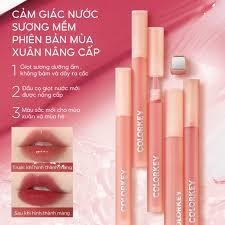 Son kem lì COLORKEY Soft Matte Water Tint 1.8g - son môi trang điểm môi mờ ướt không dính color key